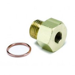 Autometer Fitting Adapter Metric M16X1 5 Male To 1 8 Nptf Female Brass