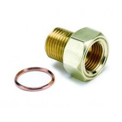 Autometer Fitting Adapter M16X1 5 Male Brass For Mech Temp Gauge