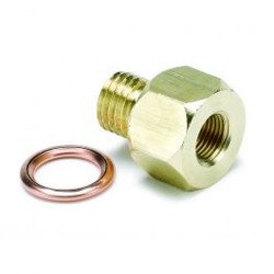 Autometer Fitting Adapter Metric M12X1 5 Male To 1 8 Nptf Female Brass