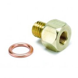 Autometer Fitting Adapter Metric M12X1 75 Male To 1 8 Nptf Female Brass