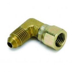 Autometer Fitting Adapter 90Degree 4An Female To 4An Male Steel