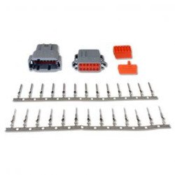 AEM DTM-Style 12-Way Connector Kit - MOTOR con Encendido Automático para 2635 RC Cars - Race DOM