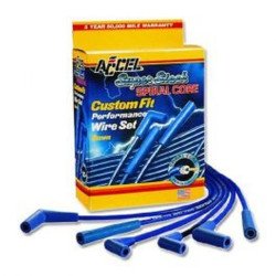 Super Stock Spiral Core 8Mm Blue Wire Set Blue Straight Boots 5040B