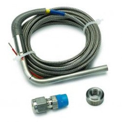 Autometer Tc Kit Type K 1 4 Dia Open Tip 10Ft Incl Stainless Comp Weld Boss