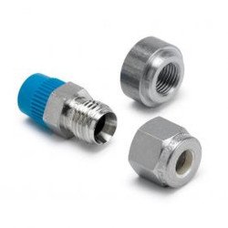 Autometer Fitting Thermocouple Compress 1 4 1 8 Nptf Male Stainless Incl Weld Boss