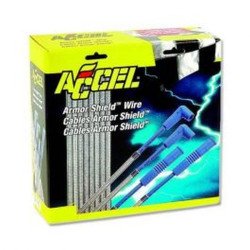8Mm Armor Shield Braided Spark Plug Wire For Gmc 265 400 Blue 8002B